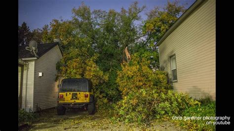 Collingwood, Ontario : October 17 2016 : Tornado Downburst Storm Weather and Aftermath - YouTube