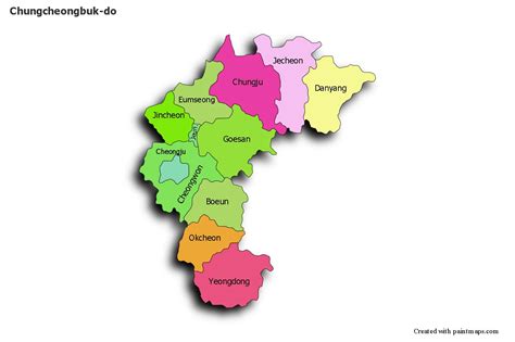 Sample Maps for Chungcheongbuk-do