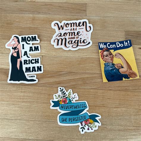 Feminist Sticker Set Girl Power Stickers - Etsy