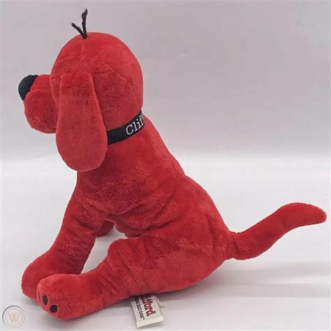 Clifford the Big Red Dog Scholastic 10" Tall Sitting Stuffed Plush Toy 2015 VGUC | #3905037233