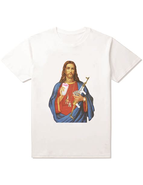 GANGSTER JESUS T-SHIRT | UKCLOTHESSTORE.COM | Jesus tshirts, Shirts, T shirt