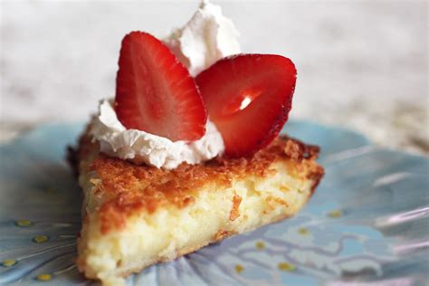 Impossible Coconut Pie - Cheery Kitchen