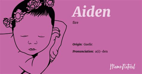 Aiden Name Meaning, Origin, Popularity, Girl Names Like Aiden - Mama ...