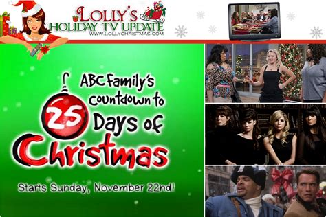 ABC Family’s “Countdown to 25 Days of Christmas” Schedule – LollyChristmas.com