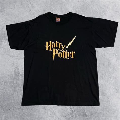 Vintage 2000 Harry Potter movie promo t shirt ⚡️ -... - Depop