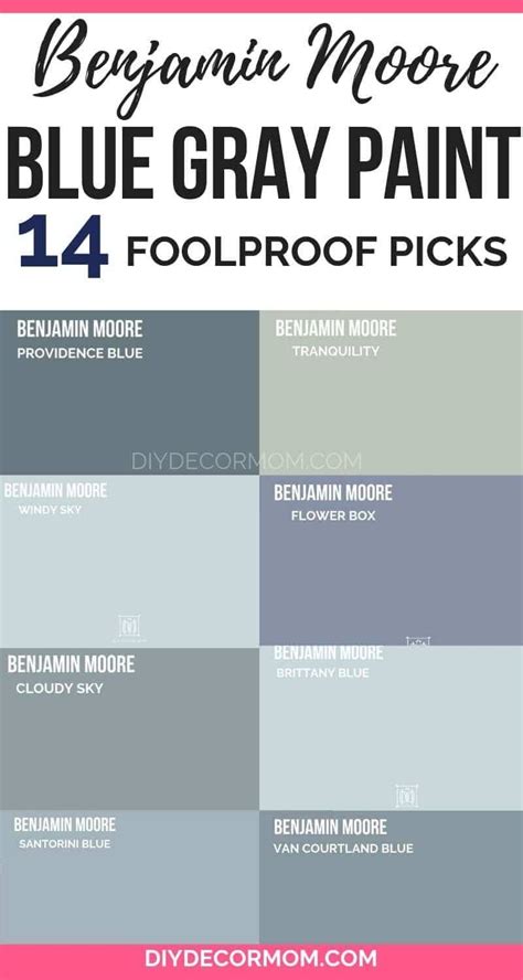 See the best Benjamin Moore bluish gray paint colors you need in your ...