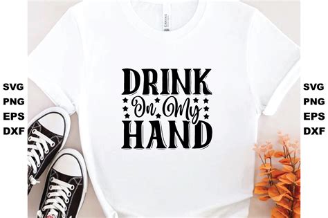 Drink in My Hand Graphic by Crafting Studio · Creative Fabrica