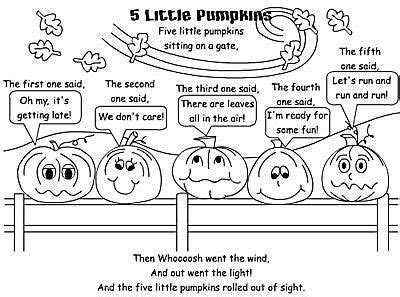 Free Pumpkin Coloring Pages for Kids | Pumpkin coloring pages, Five little pumpkins, Fun pumpkins