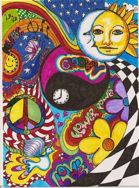 Psychedelic | Hippie painting, Psychadelic art, Hippie art