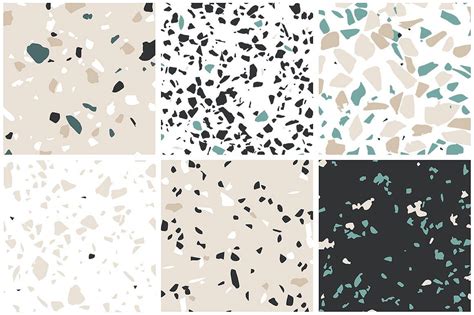 Terrazzo Seamless Vector Patterns | Terrazzo pattern, Terrazzo background, Adobe illustrator pattern