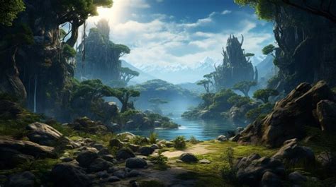 Premium AI Image | action game background