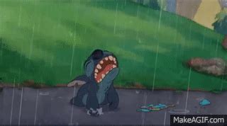 Stitch cries - sad/funny scene from Lilo and Stitch 2. on Make a GIF