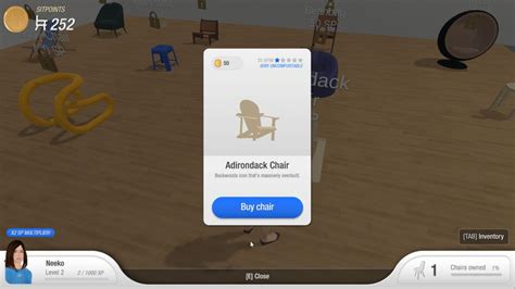 Screenshot of Chair Simulator (Windows, 2021) - MobyGames