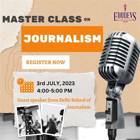 Master Class on Journalism