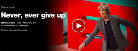 TED Talk: Diana Nyad Never Give Up | DCS Library Lady