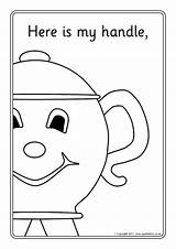 Im A Little Teapot Coloring Page Sketch Coloring sketch template