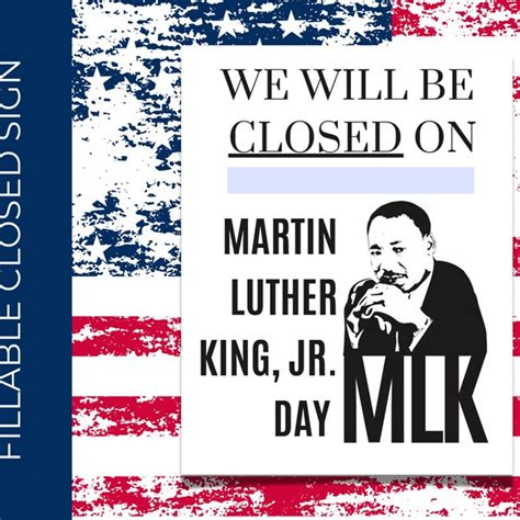 Mlk Sign - Etsy