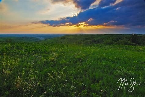 Konza Prairie Sunset | Konza Prairie, Manhattan, Kansas | Mickey Shannon Photography