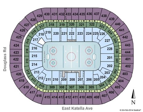 Honda Center (formerly Arrowhead Pond) Seating Chart: Hockey