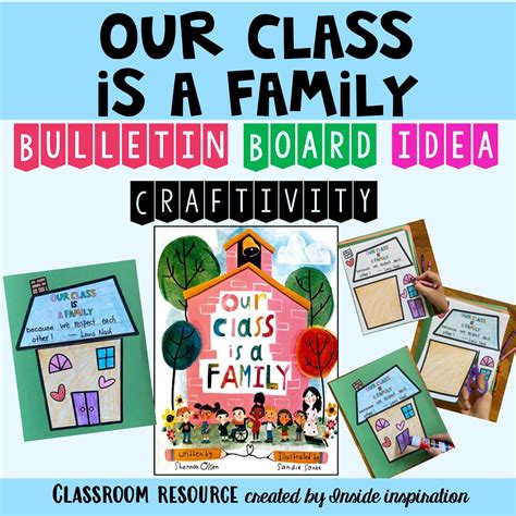 Our Class is a Family Book Companion Activity Bulletin Board - Etsy