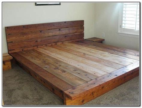 DIY Platform #beds - DIY Reclaimed Wooden Bed - Easy Do It Yourself Bed ...