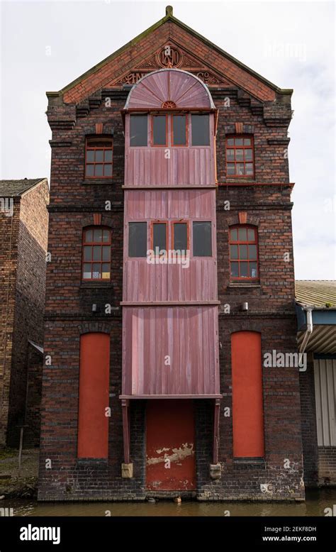 Historic Middleport Pottery factory / museum on the Trent and Mersey canal, Middleport, Stoke-on ...