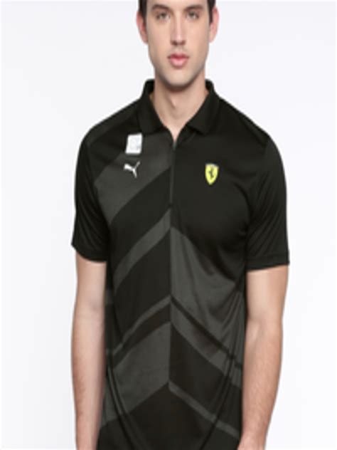 Buy PUMA Motorsport Men Black SF EVO Polo T Shirt - Tshirts for Men ...