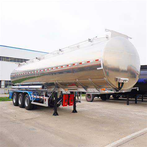 3 Axle 45000 Liters Aluminum Petrol Tanker Trailer for Sale in Benin