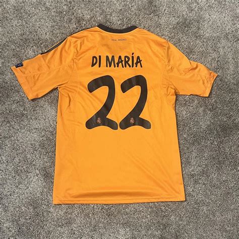 Item: Di María’s Real Madrid 13/14 Third Kit Size:... - Depop