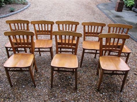 VINTAGE CHURCH / CHAPEL CHAIRS WITH BOOK HOLDERS. Delivery possible . Dining chairs. 30 ...