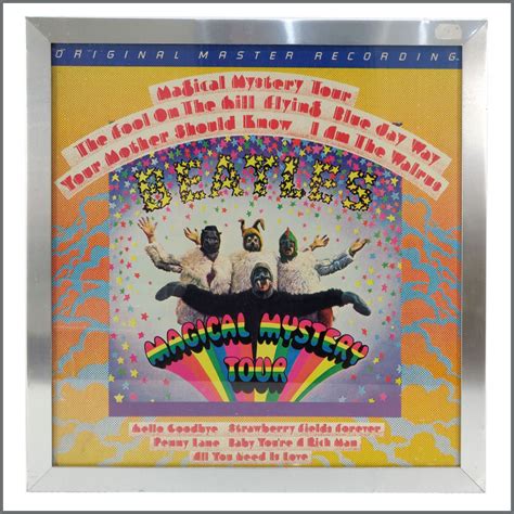 The Beatles 1981 Magical Mystery Tour Framed Poster - Tracks