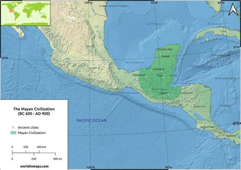 Mayan Civilization Map