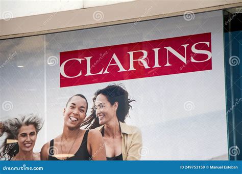 Clarins Logo on Clarins`s Shop Editorial Stock Image - Image of design, exterior: 249753159