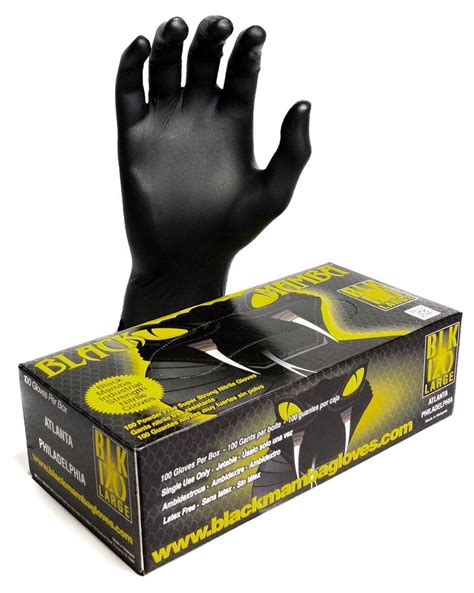 Nitrile Gloves - Black Mamba XL, Extra Large (Box of 100)