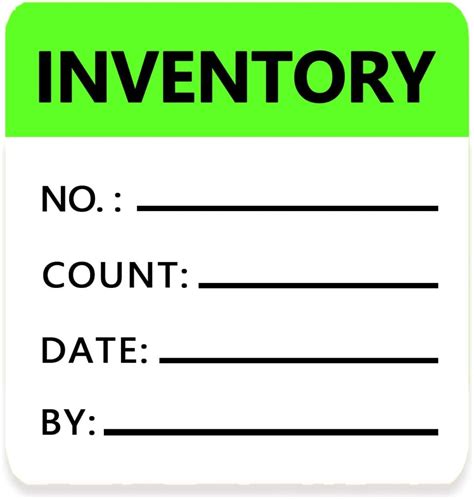 Inventory Tracking Stickers | Inventory Control Labels & Tags