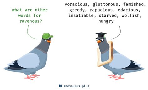 Ravenous Synonyms and Ravenous Antonyms. Similar and opposite words for Ravenous in Thesaurus ...