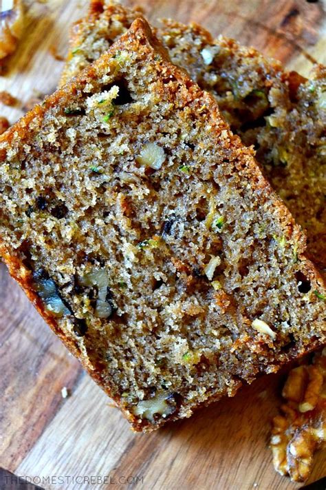 Best Ever Zucchini Walnut Bread | Recipe | Zucchini bread recipes, Recipes, Walnut recipes