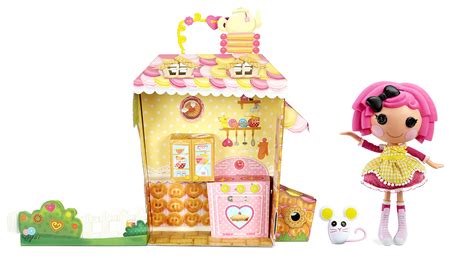 Lalaloopsy Doll- Crumbs Sugar Cookie & Pet Mouse, 13" Baker Doll with ...