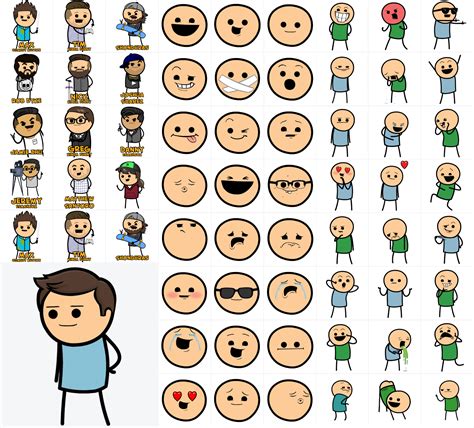 Cyanide and Happiness character reference (poses, expressions) : r/animation