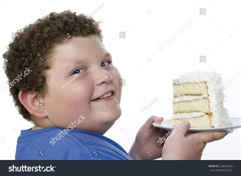 Fat Guy Eating Cake