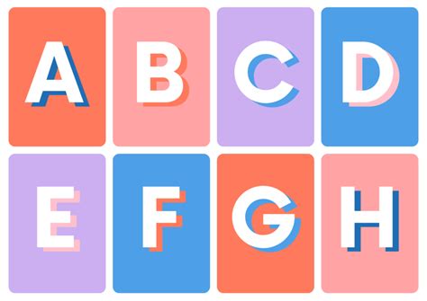 10+ Printable Alphabet Flash Cards for Baby PDF - Free Preschool