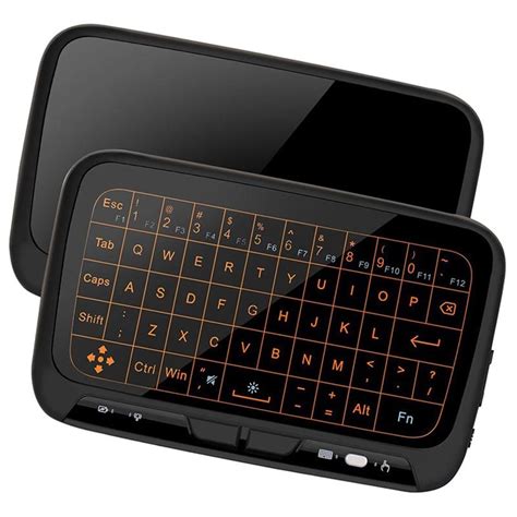 Mini Wireless Keyboard & Touchpad H18+ - 2.4GHz - Black