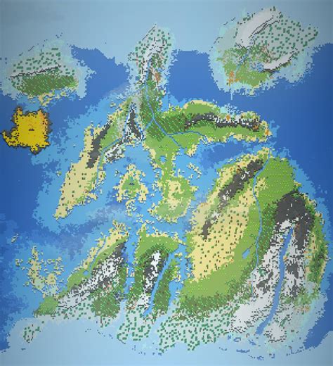 I made a map for my fantasy book in WorldBox. : mapmaking