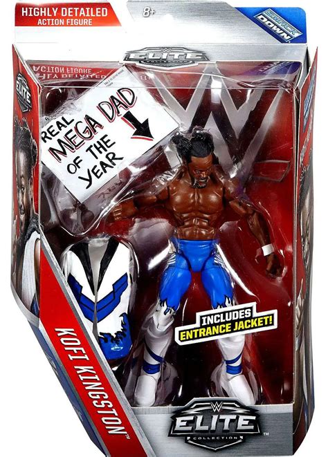 WWE Wrestling Elite Collection Series 43 Kofi Kingston New Day 6 Action ...