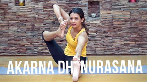 How to do Akarna Dhanurasana - The Shooting Bow Pose | Yoga videos for beginners, Bow pose ...