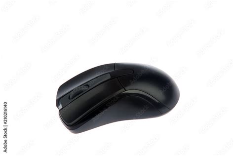 Black wireless mouse Stock Photo | Adobe Stock