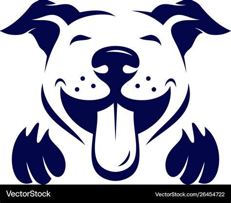 Dog logo design template icon logo Royalty Free Vector Image