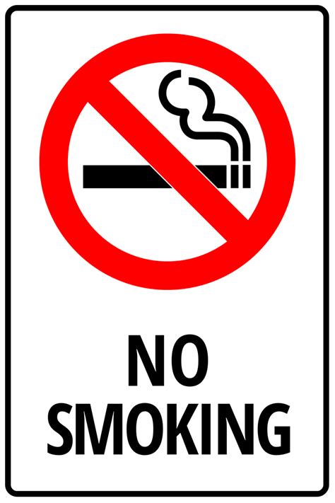 No Smoking Signs available at Peninsula Safety Supplies