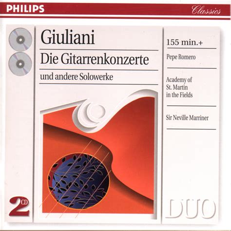 Giuliani Complete Guitar Concertos Pepe Romero - Insights