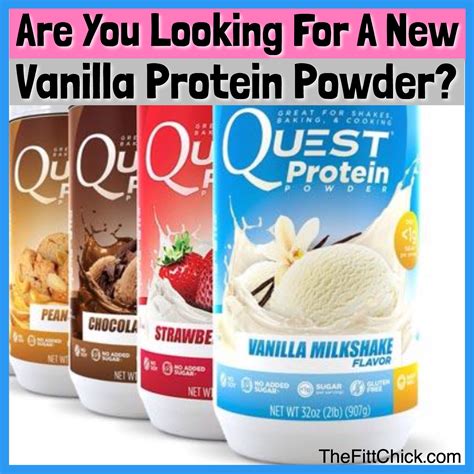 The Best New Vanilla Flavored Protein Powder – TheFittChick